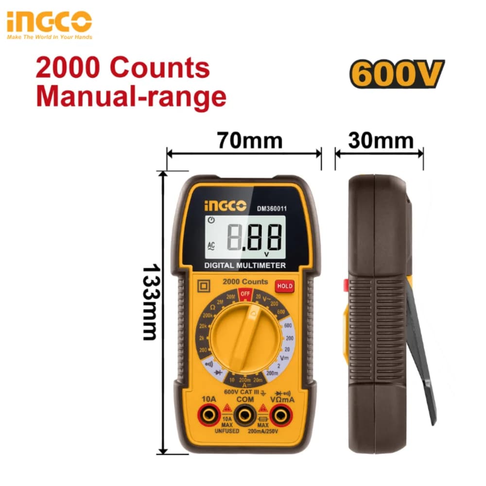 DIGITAL MULTIMETER INGCO  DM360011