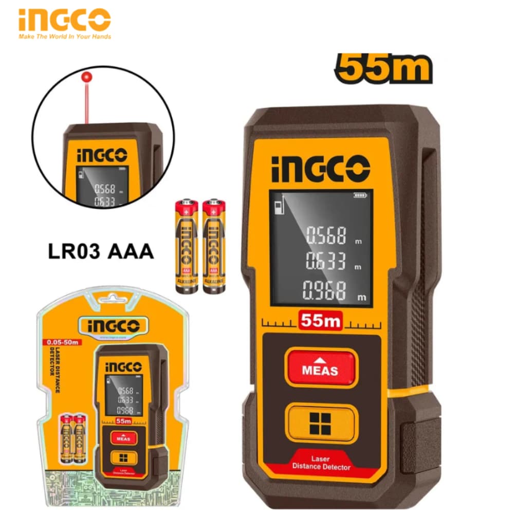 TELEMETRE LASER 55M INGCO HLDD05086